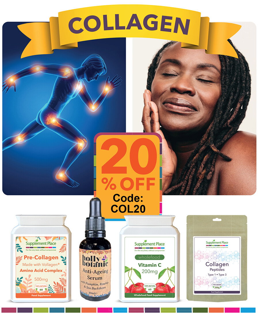 20% Off Collagen promoting formulas