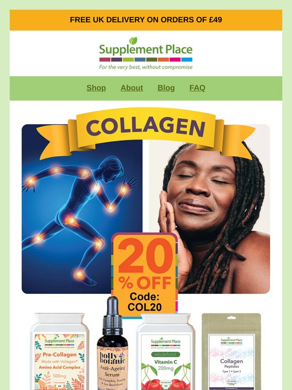 Collagen For Anti-Ageing - 20% Off