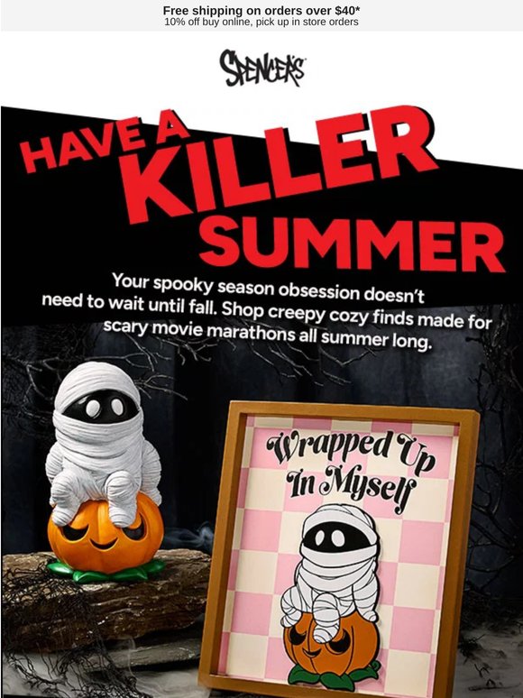 Summerween starts now 🎃🏖️