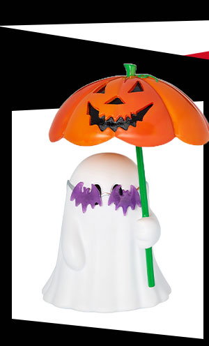 Summerween Ghost Umbrella Tabletop Statue