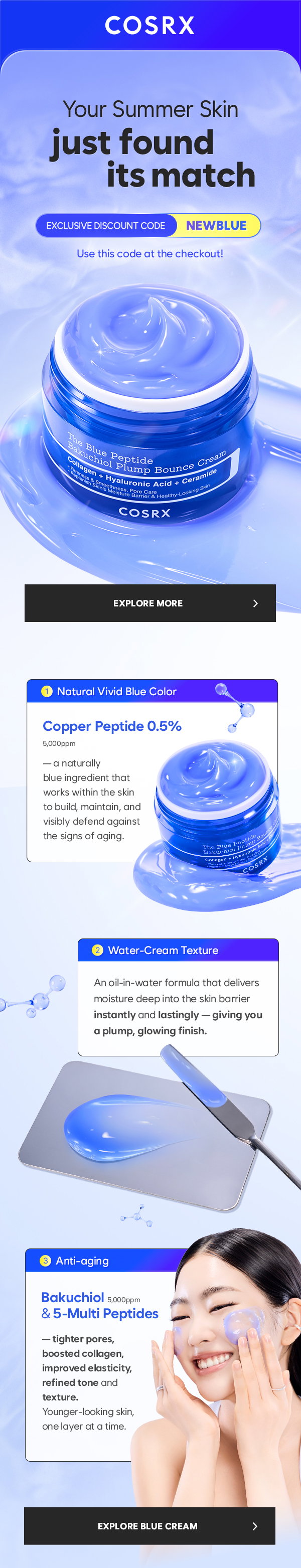 Blue Peptide Cream