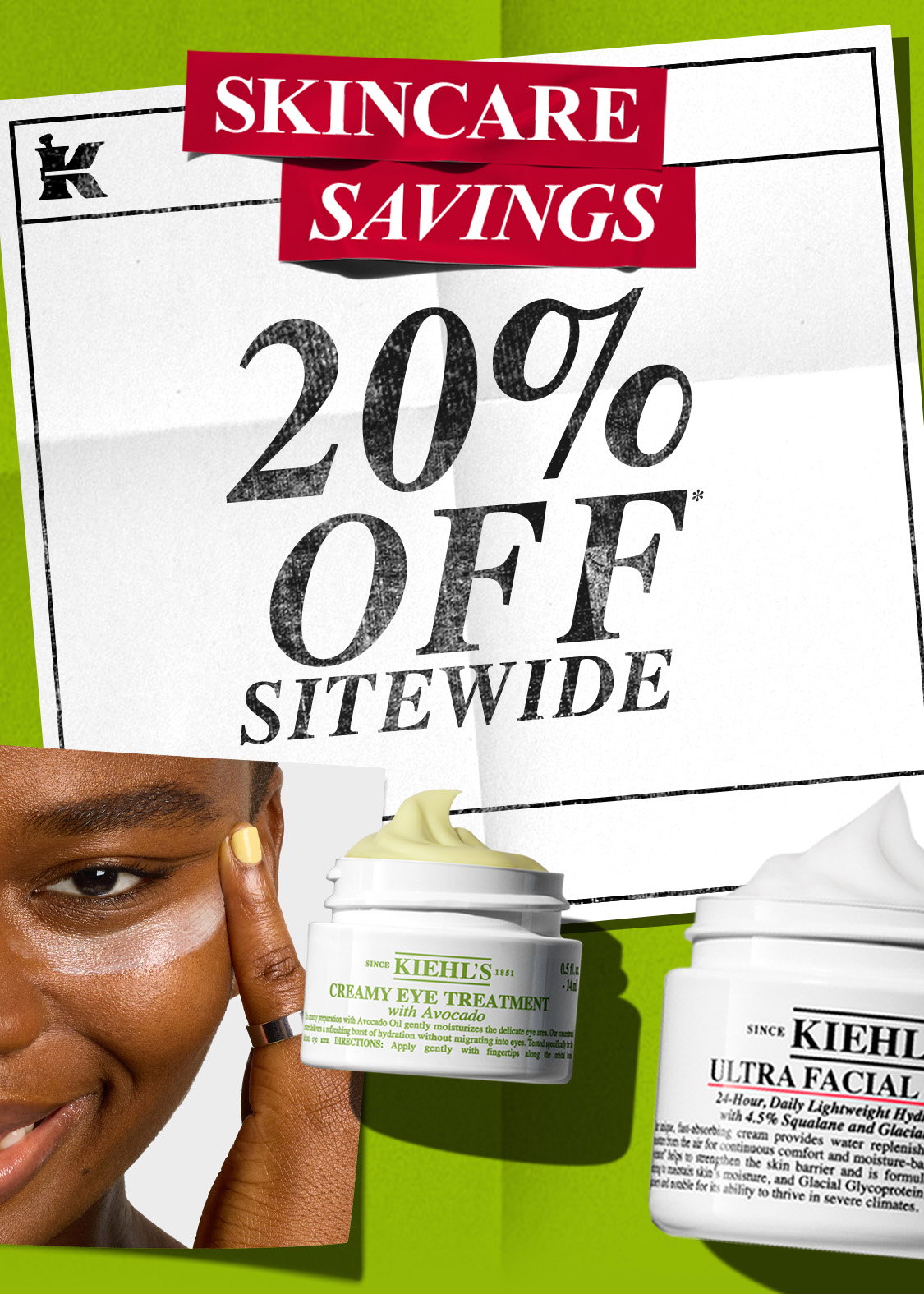 SKINCARE SAVINGS - 20% OFF* SITEWIDE