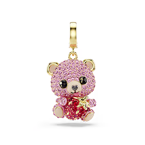 Idyllia-bedel, Verschillende slijpvormen, Teddy, Roze, Goudkleurige toplaag