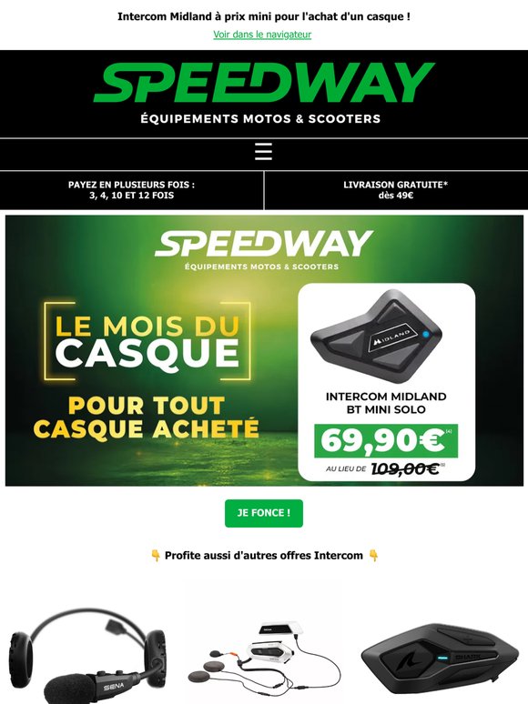 Mois du Casque - Besoin d'un nouvel intercom ? 🎁