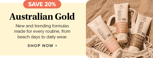 Save 20% on Australian Gold