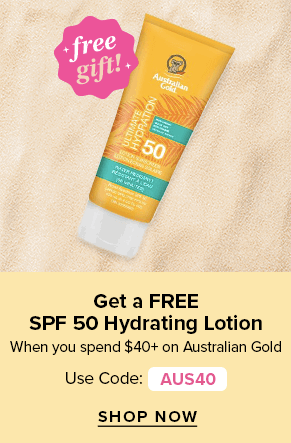 Spend $40 on Australian Gold Get a FREE SPF 50 Hydrating Lotion