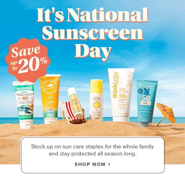 It's National Sunscreen Day