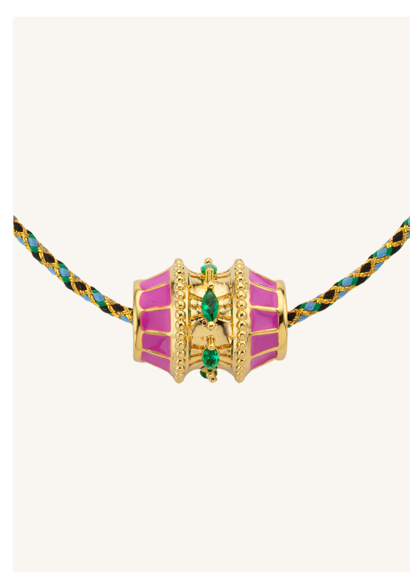 NECKLACE - FUCHSIA TALISMAN