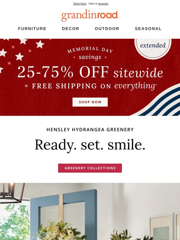 🚨 FREE SHIPPING + 25-75% OFF SITEWIDE ENDS TONIGHT! 🚨
