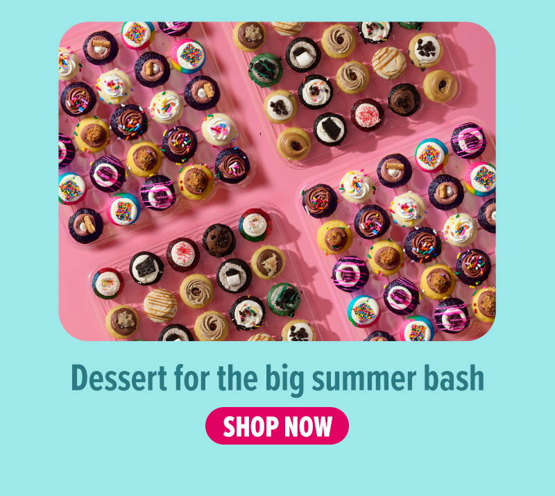 Dessert for the big summer bash! Shop our all the flavors cupcakes 100-pack now.