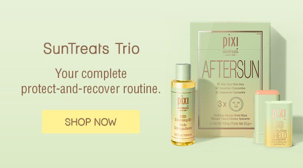 SunTreats Trio Your complete protect-and-recover routine.