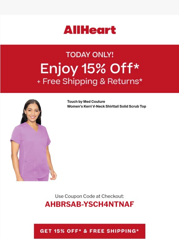15% Off for the Next 24 Hours Only!