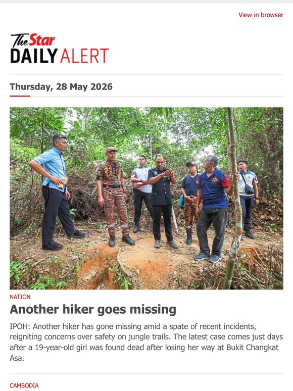 Another hiker goes missing