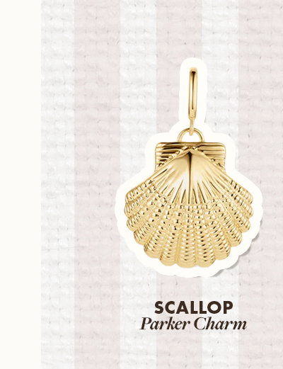 Scallop Parker Charm
