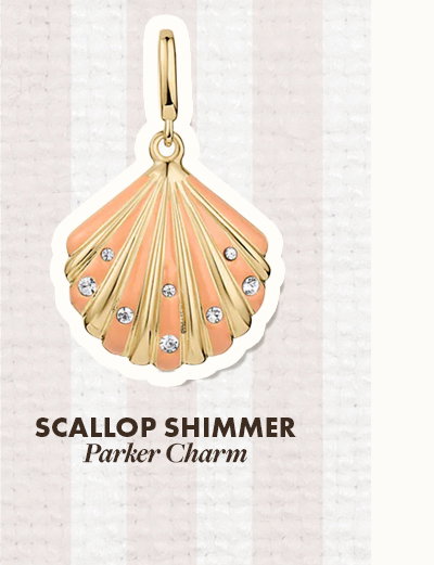 Scallop Shimmer Parker Charm