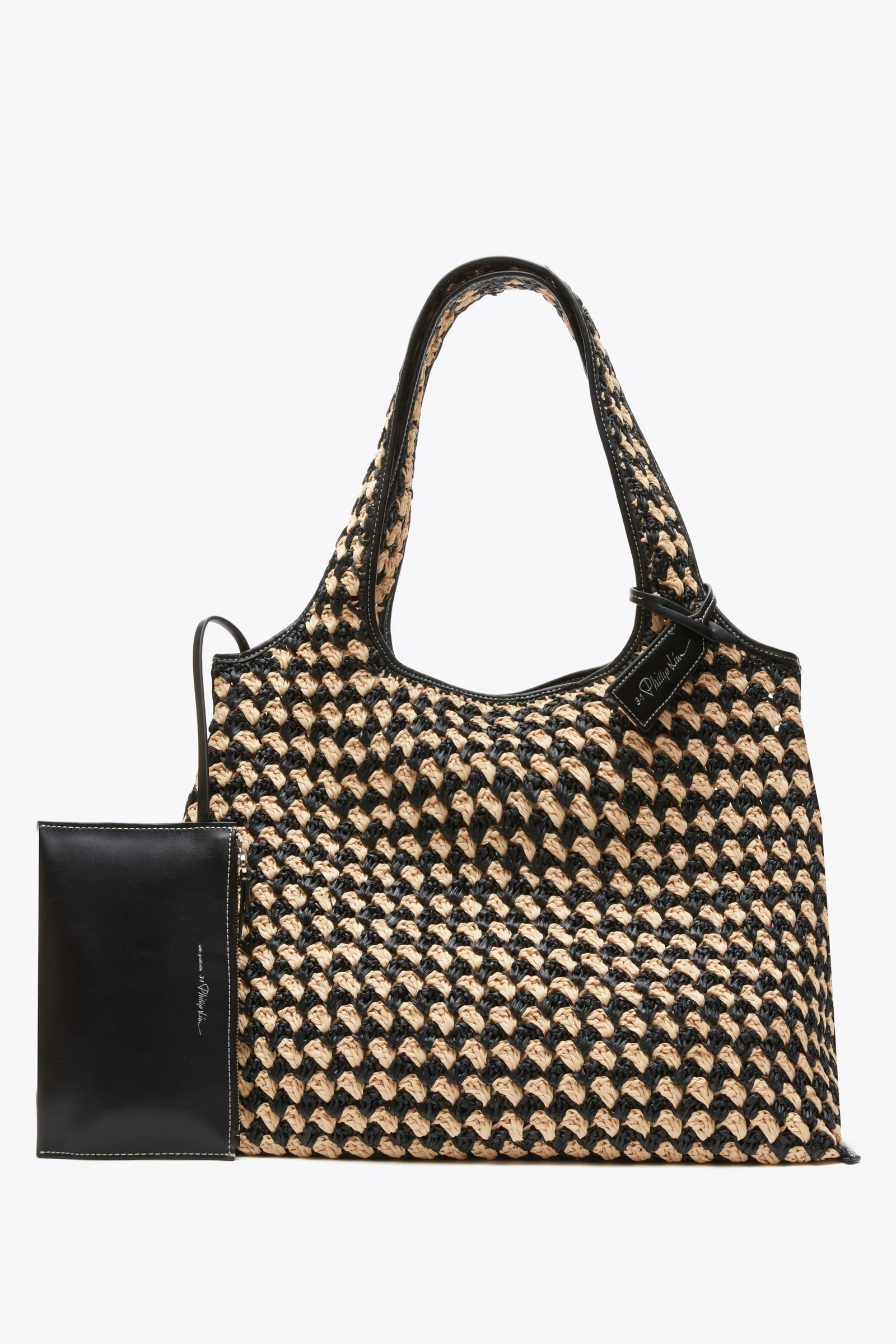 Image of Crochet Raffia Market Tote
