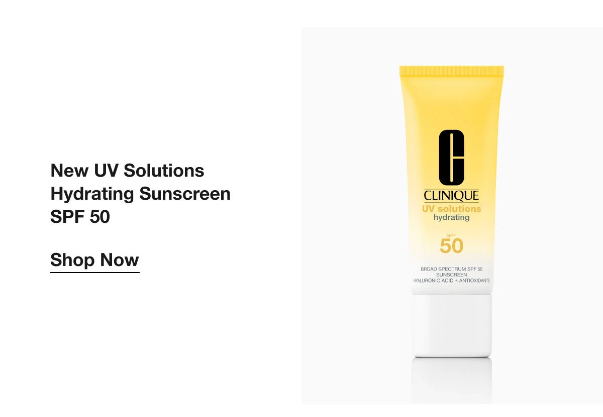 New UV Solutions Hydrating Sunscreen SPF 50 | Shop Now