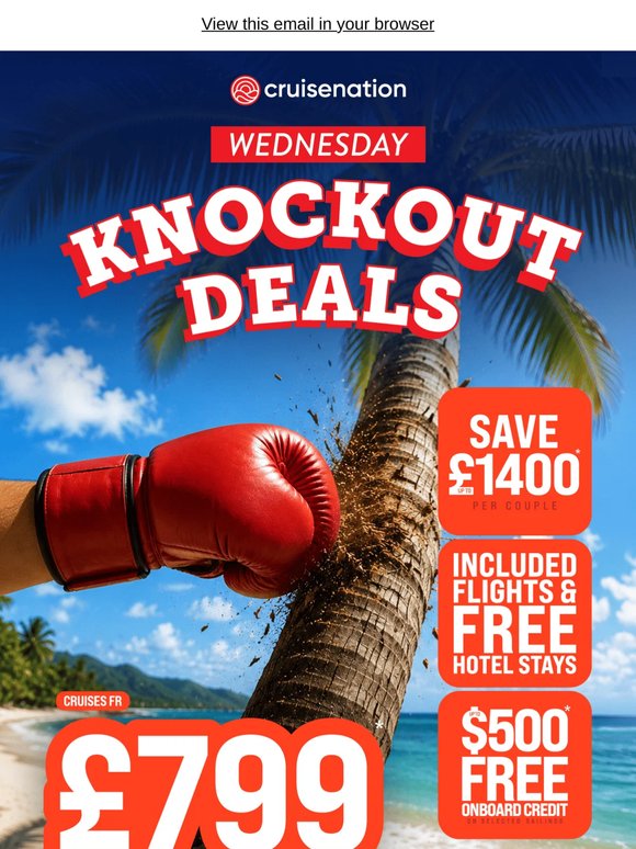 🥊 —, These Knockout Deals Are Pulling No Punches + Up To $500 Onboard Spend