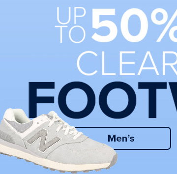 Up to 50% off Clearance Footwear