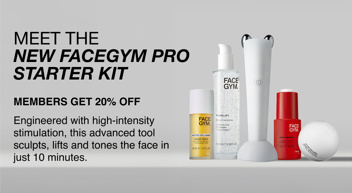 MEET THE  NEW FACEGYM PRO STARTER KIT.