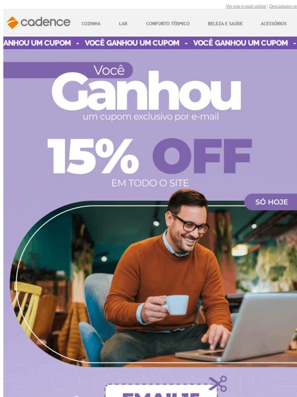 Seu Cupom Exclusivo Já Está Liberado ﻿🎁