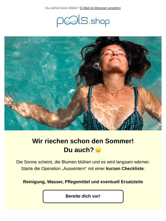 💦 Mach deinen Pool fit für die Saison