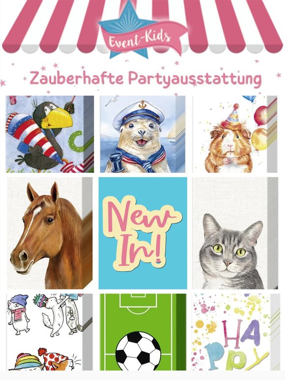 🎉 Neue Taschentücher & süße Mitgebsel für eure Party