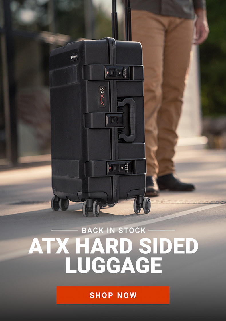 Back in stock: ATX Hard Sided Luggage