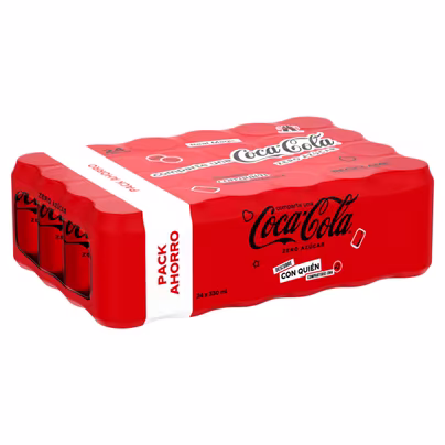 Coca-Cola Zero Sugar Soft Drink Cans, 24 x 330 ml (£6.65 / £5.95...