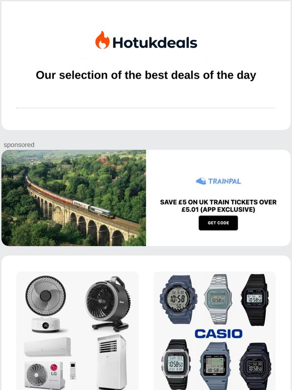Our selection of the best deals of the day