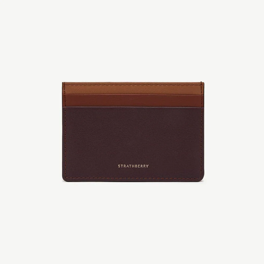 Image of Cardholder - Burgundy/Walnut/Chestnut