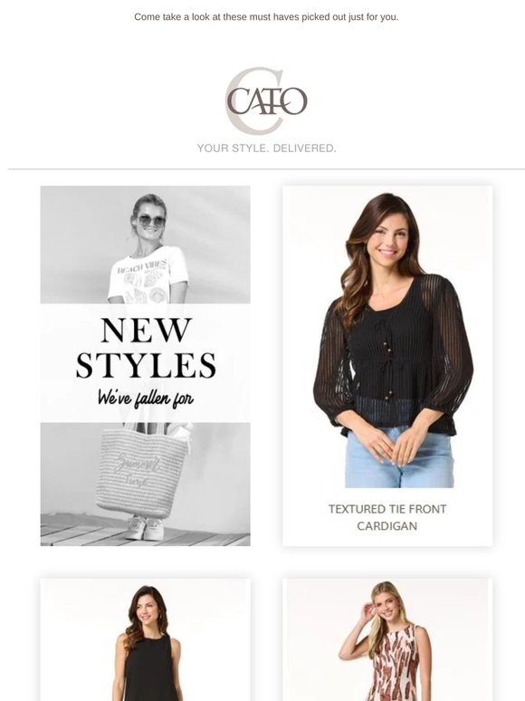 This just in: styles you'll love.