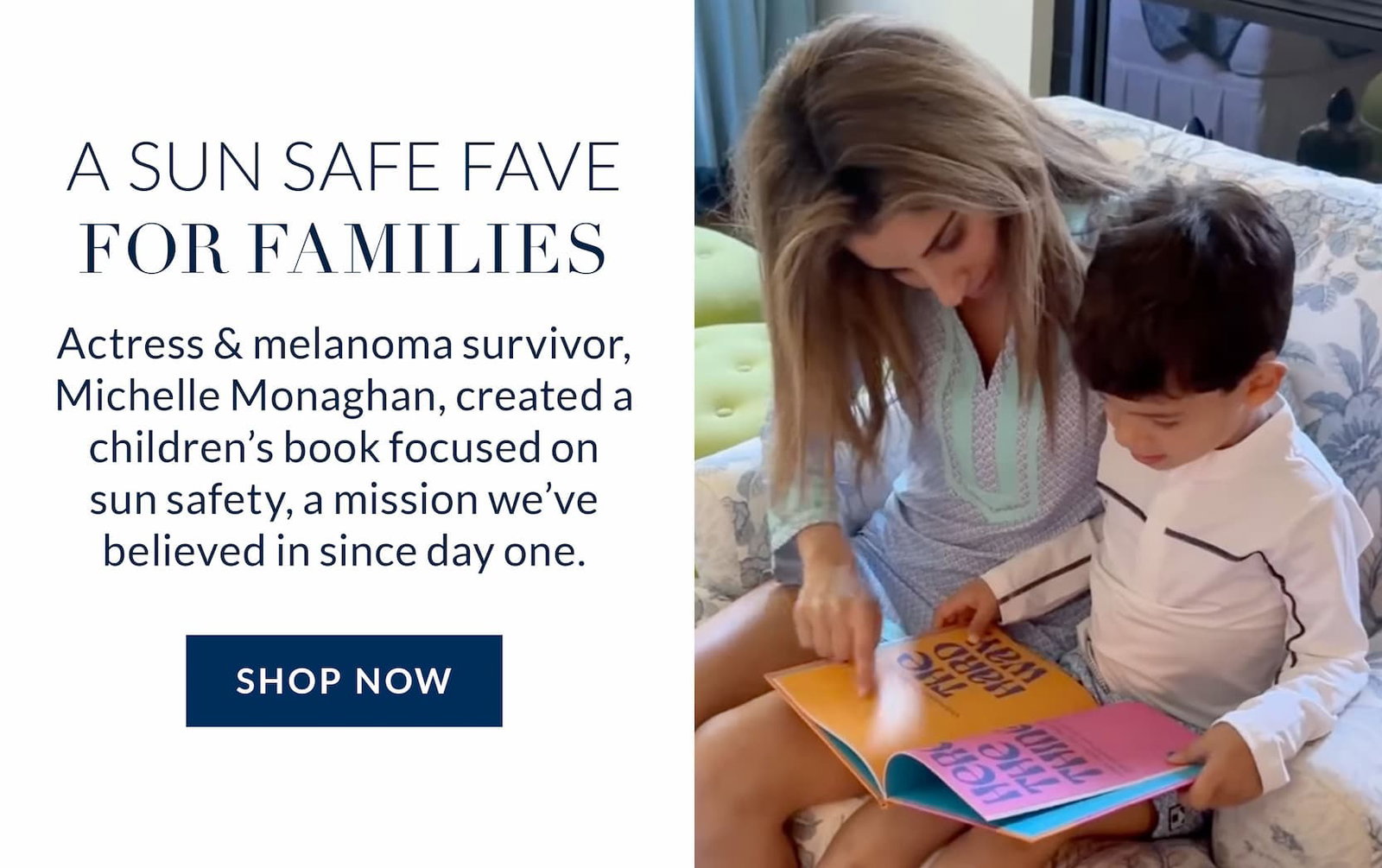 A sun safe fave for families – check out Michelle Monaghan's new children's book.