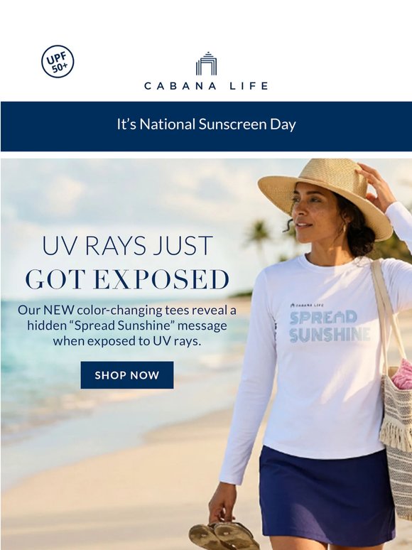 HAPPY NATIONAL SUNSCREEN DAY! ✨ UV RAYS JUST GOT EXPOSED.