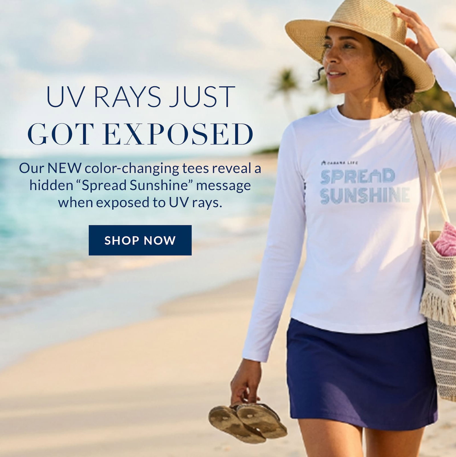 New color-changing Spread Sunshine tees