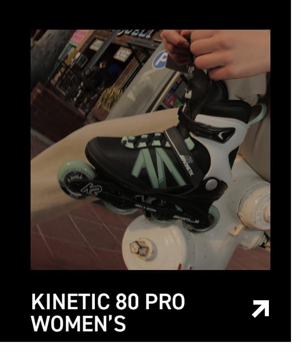 K2 Kinetic 80 Pro Women's Inline Skates 2026 The perfect skate to take you to the next level