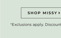 Shop Missy New Arrivals