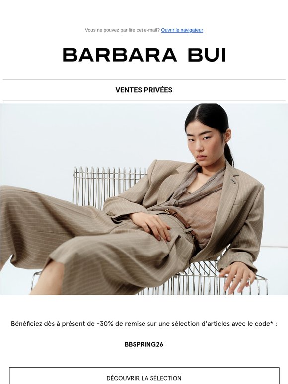 VENTES PRIVÉES S/S 2026
