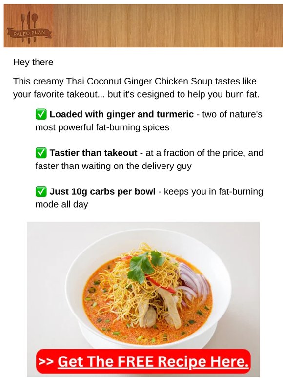 "Thai takeout" burns fat like cardio
