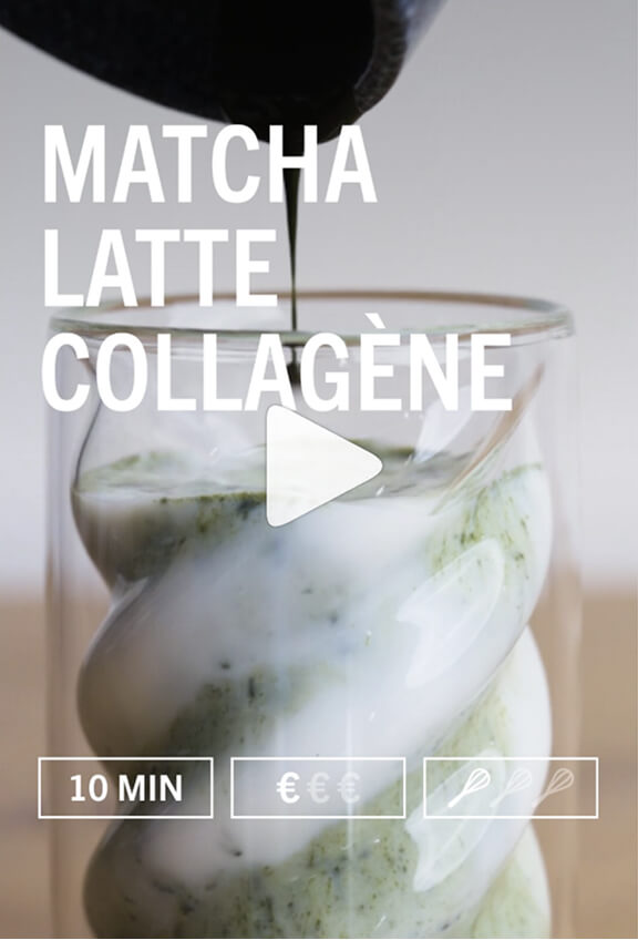 Recette matcha collagène