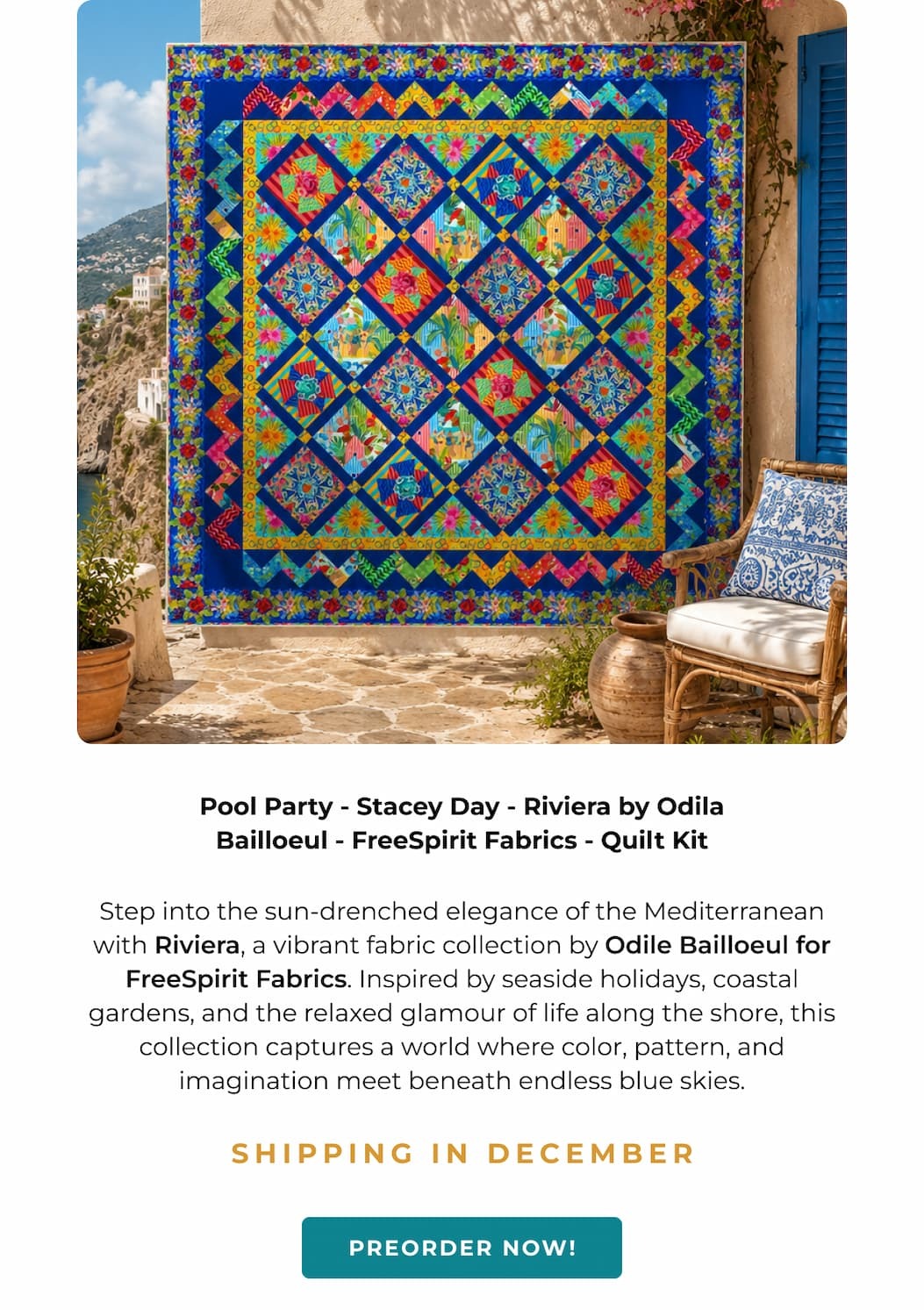 Pool Party Quilt Kit