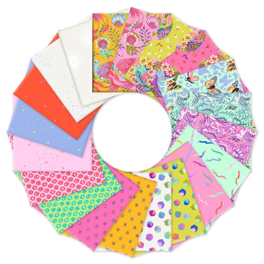 Image of Legendary by Tula Pink - FreeSpirit Fabrics - Fat Quarter Bundle - 18" x 21" - 20-Pieces