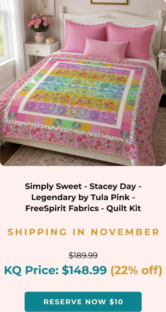 Simply Sweet Quilt Kit
