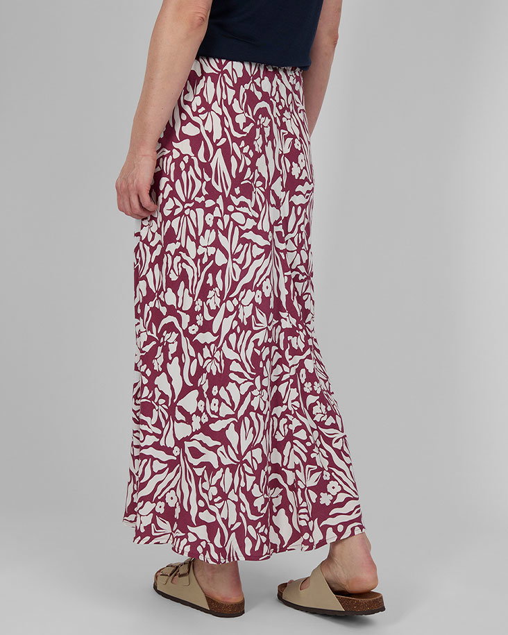 Women's Harbour Skirt Pink Heather Print