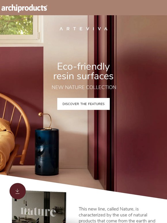 Nature eco-friendly resin surfaces by Arteviva, to renovate without demolishing