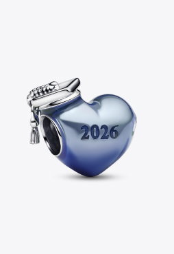 Graduation 2026 Blue Heart Charm