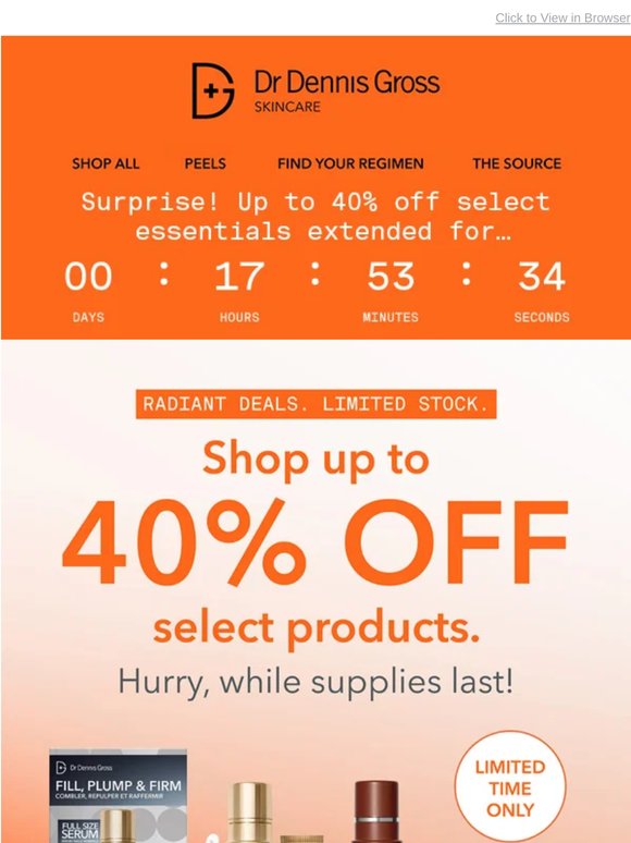 Up To 40% Off JUST EXTENDED ‼️