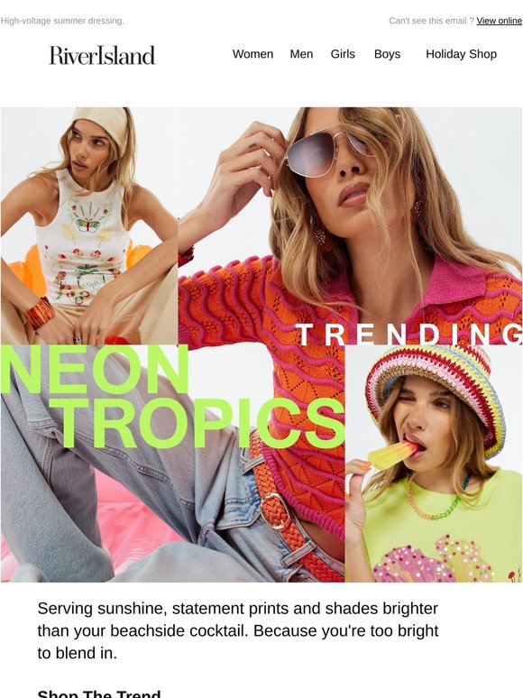 Trending: Pop of neon