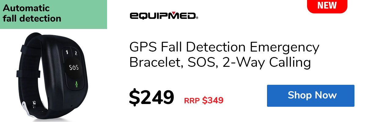 GPS Fall Detection Emergency Bracelet, SOS, 2-Way Calling