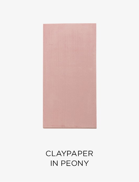 Claypaper in Peony